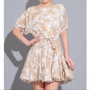 Palm Tree Mini Dress